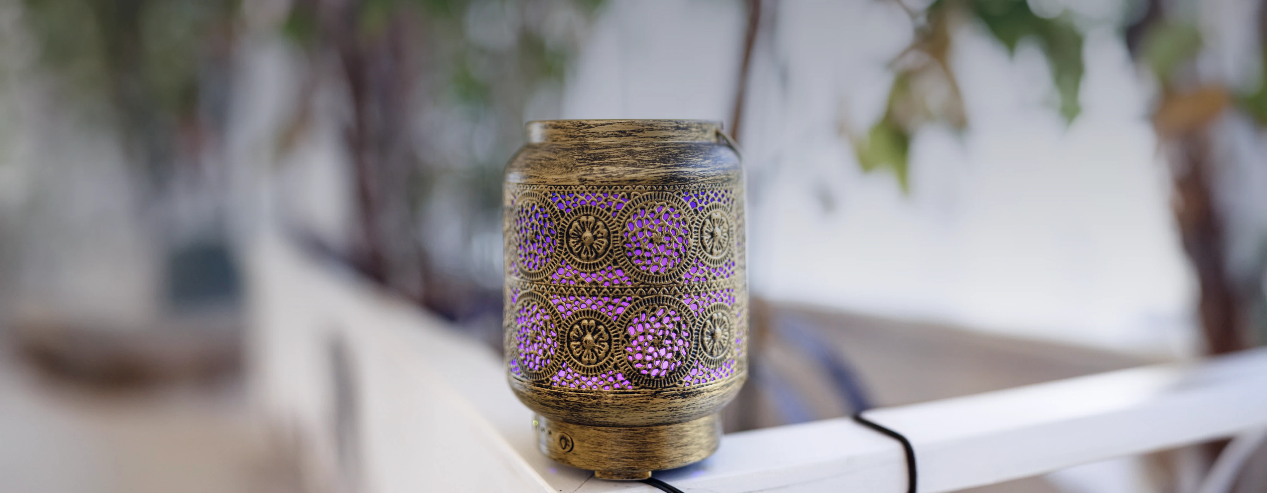 diffusore oli essenziali viola